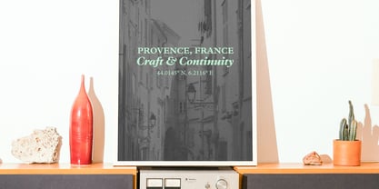 Plantin Now Variable Font Poster 8